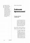 Research paper thumbnail of .Dobrosława Wężowicz-Ziókowska Przekroczenia hipernowoczesności. W stronę człowieka wehikularnego