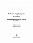 Research paper thumbnail of Problem-Solving Companion Basic Engineering Circuit Analysis Ninth Edition by J. David Irwin and R. Mark Nelms