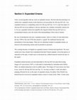 Research paper thumbnail of Surface & Projection, an investigation of the event of cinema - Section 3: Expanded Cinema