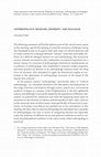 Research paper thumbnail of ANTHROPOLOGY, MUSEUMS, DIVERSITY, AND DIALOGUE