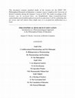 Research paper thumbnail of Philosophical Research in Education: Introduction to a Phenomenological Approach to the Philosophical Study of Education