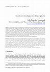 Research paper thumbnail of Cuestiones etimológicas del alma originaria