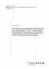 Research paper thumbnail of Zur Frage byzantinischer Blankwaffen im ausgehenden 6. und 7. J ahrhundert: Schwerter mit bronzenem Parierstück vom Typ Aradac-Kölked-Korinth