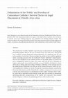 Research paper thumbnail of Delimitation of the 'Public' and Freedom of Conscience: Catholics' Survival Tactics in Legal Discourses in Utrecht, 1630-1659