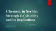 Research paper thumbnail of ChemSex in Serbia: Strategic (in)visibility of the practice and its implications. 26th June 2019, Pride Info Center, Belgrade