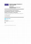 Research paper thumbnail of L’internationalisation des formations de l’enseignement supérieur : la question des langues, de politique en didactique