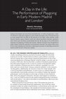 Research paper thumbnail of David J. Amelang, "A Day in the Life: The Performance of Playgoing in Early Modern Madrid and London" (Bulletin of the Comediantes 70.2, 2018), pp. 111-127