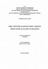 Research paper thumbnail of DOĞU AKDENİZ DENİZ YETKİ ALANLARI UYUŞMAZLIĞI