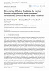 Research paper thumbnail of Morin, JF, D Blümer, C. Brandi, and A. Berger (2019) "Kick-starting diffusion:Explaining the varying frequency of PTAs’ environmental clauses by their initial conditions", World Economy. 42(9): 2602-2628.