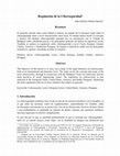 Research paper thumbnail of Regulacion de la Ciberseguridad