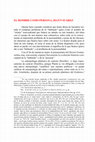 Research paper thumbnail of EL HOMBRE COMO PERSONA, SEGÚN SUÁREZ