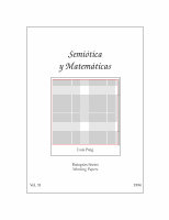 Research paper thumbnail of PUIG, L. 1994. Semiótica y matemáticas. Valencia: Episteme, col. Eutopías, vol. 51.