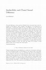 Research paper thumbnail of Irreducibility and (Trans) Sexual Difference