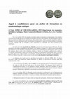 Research paper thumbnail of Call for proposals, "Workshop ANCIENT NUMISMATICS" / Appel à candidatures, "Atelier de formation NUMISMATIQUE ANTIQUE" (Paris, INHA, 1-3 oct. 2019)