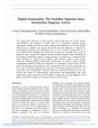 Research paper thumbnail of Papadopoulos, C., Hamilakis, Y., Kyparissi-Apostolika, N., and M. Guardamino-Diaz, 2019. Digital Sensoriality: The Neolithic Figurines from Koutroulou Magoula, Greece. Cambridge Archaeological Journal 2019 (on-ine first), pp. 1-28.