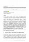 Research paper thumbnail of [2019] Definition and design: Aligning language interventions in education