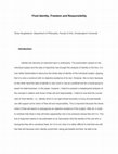 Research paper thumbnail of Fluid Identity, Freedom and Responsibility