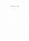 Research paper thumbnail of Oltre all'alloro. Le piante sacre del Canzoniere, fra il mirto e l'olivo, in «Laureatus in Urbe I», a cura di Luca Marcozzi e Paolo Rigo, Roma, Aracne editrice, 2019, pp. 1-9