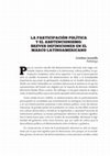 Research paper thumbnail of La participación política y el abstencionismo: breves definiciones en el marco latinoamericano