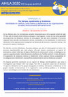 Research paper thumbnail of CfP AHILA 2020, Simposio 31. De héroes, quebrados y traidores: Identidades en conflicto, lucha interna y disidencias en las organizaciones armadas revolucionarias latinoamericanas