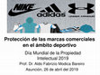 Research paper thumbnail of Protección de las marcas comerciales en el ámbito deportivo