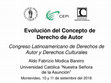 Research paper thumbnail of Evolución del Concepto de Derecho de Autor