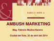 Research paper thumbnail of Ambush Marketing en el Paraguay