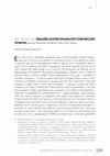 Research paper thumbnail of RESEÑA: Zeb Tortorici. Ed. Sexuality and the Unnatural in Colonial Latin America, por PABLO RODRÍGUEZ JIMÉNEZ