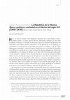 Research paper thumbnail of RESEÑA: Luis de Pablo Hammeken. La República de la Música. Ópera, política y sociedad en el México del siglo XIX (1840-1870), por JAIME CORTÉS POLANÍA