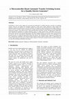 Research paper thumbnail of A Microcontroller-Based Automatic Transfer Switching System for a Standby Electric Generator