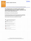 Research paper thumbnail of The delegitimation of student protest against market-oriented reforms in higher education: the role of mass media discourse