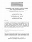 Research paper thumbnail of CONTRIBUIÇÕES NA IMPLANTAÇÃO DE PROJECT MANAGEMENT OFFICE (PMO) NA GESTÃO HOSPITALAR CONTRIBUTIONS IN PROJECT IMPLEMENTATION MANAGEMENT OFFICE (PMO) IN HOSPITAL MANAGEMENT