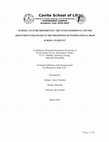 Research paper thumbnail of “SCHOOL CULTURE DIFFERENCES: THE LIVED EXPERIENCE AND THE ADJUSTMENT STRATEGIES IN THE PHILIPPINES OF INTERNATIONAL HIGH SCHOOL STUDENTS”