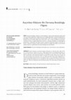 Research paper thumbnail of Kaçırılma Hikâyesi-Bir Davranış Bozukluğu Olgusu