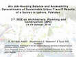 Research paper thumbnail of Are Job-Housing Balance and Accessibility Determinants of Sustainable Urban Travel? Results of a Survey in Lahore, Pakistan