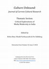 Research paper thumbnail of Critical Exploration of Media Modernity in India