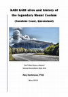 Research paper thumbnail of Kabi Kabi Sites and History of the Legendary Mount Coolum