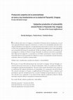 Research paper thumbnail of Producción subjetiva de la vulnerabilidad en torno a las inundaciones en la ciudad de Paysandú, Uruguay. El caso del barrio Curupí