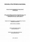 Research paper thumbnail of Simulación térmica en estado transitorio del flujo de gas en líneas de flujo “riser” en pozos representativos del campo Amistad