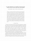 Research paper thumbnail of On the Emergence of Minority Disadvantage: Testing the Cultural Red King Hypothesis, Preprint