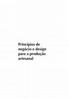 Research paper thumbnail of Cartilha - Princípios de negócio e design para a produção artesanal