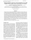 Research paper thumbnail of Applying quantitative analysis for road side population of Lower Risk (category of IUCN red list version 2.3 and version 3.1) tree species