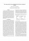 Research paper thumbnail of The voicing contrast in stops and affricates in the Western Armenian of Lebanon