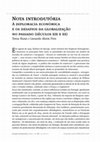 Research paper thumbnail of "A diplomacia económica e os desafios da globalização no passado (séculos XIX e XX)". Relações Internacionais, nº 61, 2019, pp. 5-10.