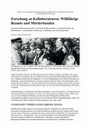 Research paper thumbnail of Forschung zu Kollaborateuren. Willfährige Beamte und Mörderbanden