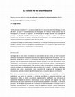 Research paper thumbnail of La célula no es una máquina