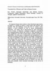 Research paper thumbnail of Transmissivity of Measure and Value in Human Systems