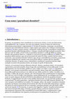 Research paper thumbnail of Alessandro Pizzo Cosa sono i paradossi deontici?