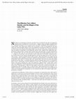 Research paper thumbnail of Issue 1: Deindustrialization and the New Cultures of Work N The Effective Turn: Affect, Gender, and the Wages of the Labor Film