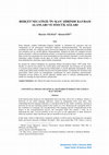 Research paper thumbnail of HAYRİYE YILMAZ, KÜRŞAT EFE - BEHÇET NECATGİL'İN 'KAN' ŞİİRİNDE KAVRAM ALANLARI VE SÖZCÜK AĞLARI